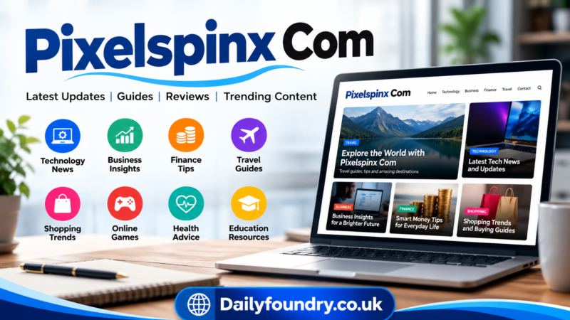 Pixelspinx Com: What Is It? Features, Uses and Website Overview